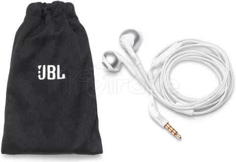 Photo de Ecouteurs intra-auriculaires JBL Tune 205 (Blanc/Argent)