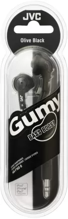 Photo de Ecouteurs intra-auriculaires JVC Gumy HA-F160 (Noir)
