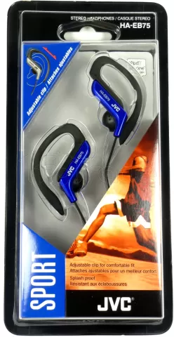 Photo de Ecouteurs intra-auriculaires JVC HA-EB75-A-E (Noir/Bleu)