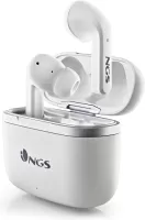 Photo de Ecouteurs intra-auriculaires sans fil Bluetooth NGS Artica Crown (Blanc)