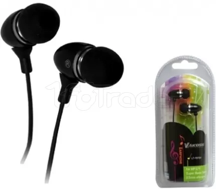 Photo de Ecouteurs intra-auriculaires Vakoss LT-437EX (Noir)