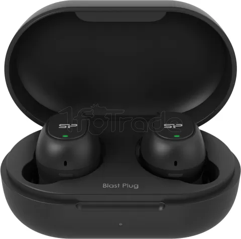 Photo de Ecouteurs sans fil avec micro Silicon Power Blast Plug BP80 (Noir)