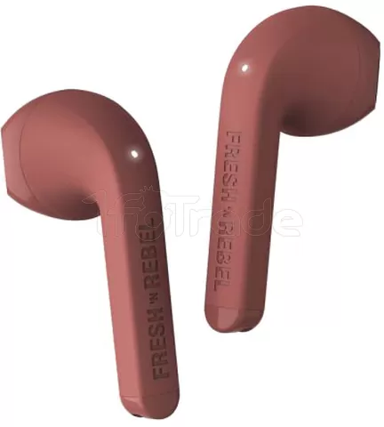 Photo de Ecouteurs sans fil Bluetooth Fresh'n Rebel Twins Core (Rouge)