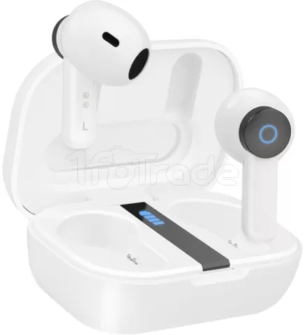 Photo de Ecouteurs sans fil Bluetooth TooQ Bender (Blanc)