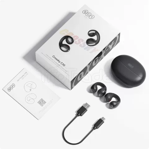 Photo de Ecouteurs sans fil QCY Crossky C30 (Noir)