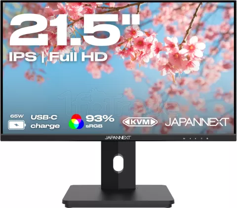 Photo de Ecran 22" JapanNext JAPJNI215FLFHSP Full HD (Noir)