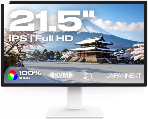 Photo de Ecran 22" JapanNext JN-IPS2152FHDR-T Full HD (Blanc)