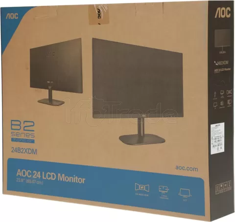 Photo de Ecran 24" AOC 24B2XDM Full HD (Noir)