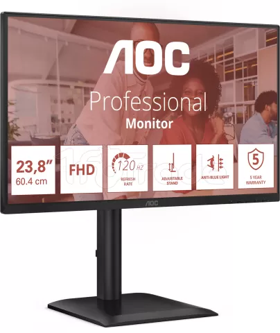 Photo de Ecran 24" AOC 24E4U Full HD 120Hz (Noir)