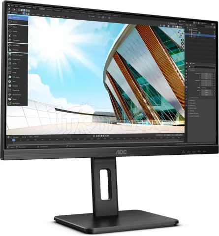 Photo de Ecran 24" AOC 24P2C Full HD avec KVM (Noir)