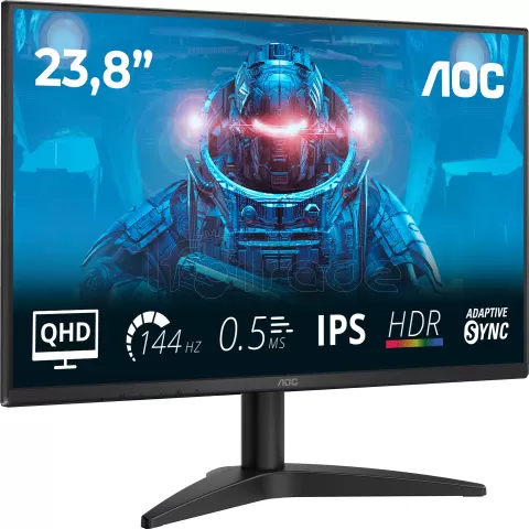 Photo de Ecran 24" AOC Basic B3 Q24B36X Quad HD 144Hz (Noir)