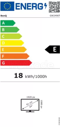 Photo de Ecran 24" BenQ Home Office GW2490T Full HD 100Hz (Noir)