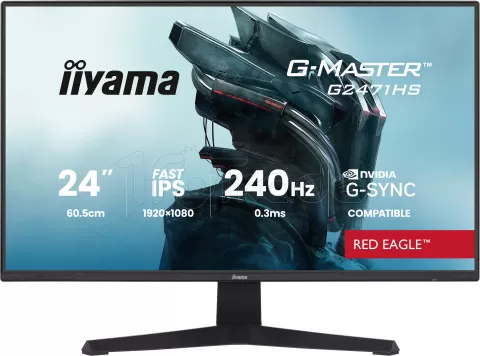Photo de Ecran 24" Iiyama G-Master Red Eagle G2471HS-B1 Full HD 240Hz (Noir)