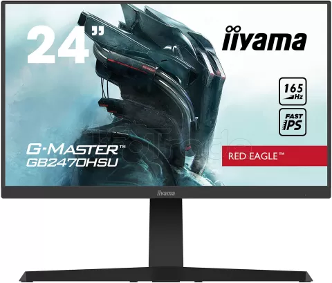 Photo de Ecran 24" Iiyama G-Master Red Eagle GB2470HSU-B1 Full HD (Noir) 165Hz