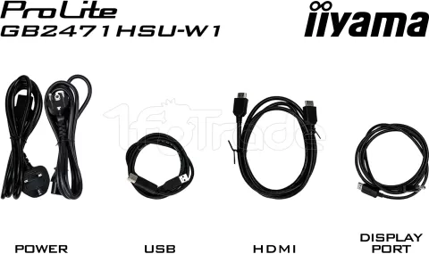 Photo de Ecran 24" Iiyama G-Master Red Eagle GB2471HSU-W1 Full HD 240Hz (Blanc)