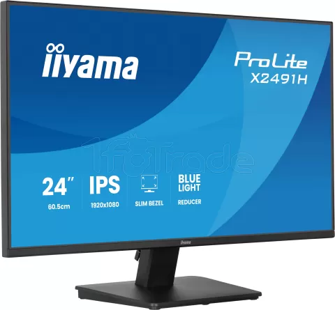Photo de Ecran 24" Iiyama ProLite X2491H-B1 Full HD 120Hz (Noir)