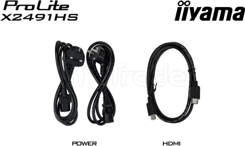 Photo de Ecran 24" Iiyama ProLite X2491HS-B1 Full HD 120Hz (Noir)