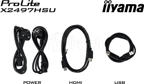 Photo de Ecran 24" Iiyama ProLite X2497HSU-B1 Full HD 120Hz (Noir)