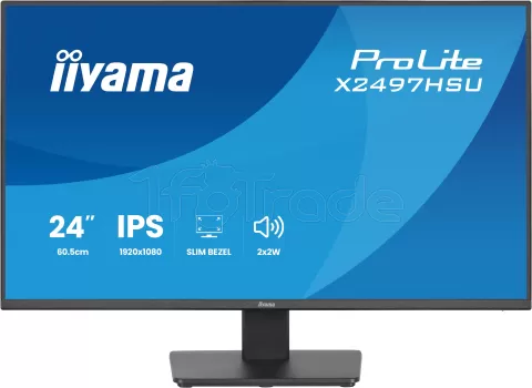 Photo de Ecran 24" Iiyama ProLite X2497HSU-B1 Full HD 120Hz (Noir)