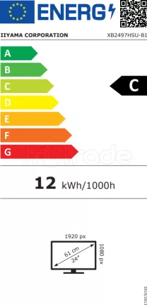 Photo de Ecran 24" Iiyama ProLite X2497HSU-B1 Full HD 120Hz (Noir)
