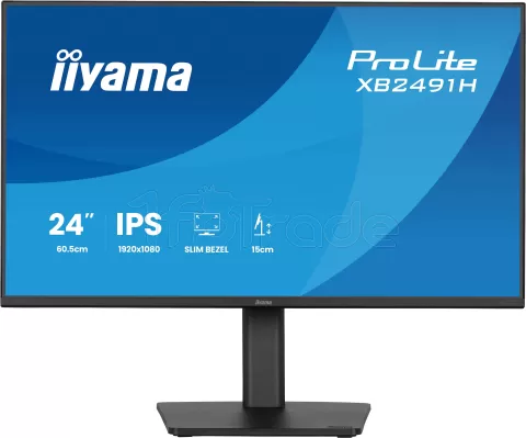Photo de Ecran 24" Iiyama ProLite XB2491H-B1 Full HD 120Hz (Noir)