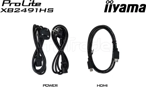 Photo de Ecran 24" Iiyama ProLite XB2491HS-B1 Full HD 120Hz (Noir)