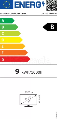 Photo de Ecran 24" Iiyama ProLite XB2492HSU-B1 Full HD 120Hz (Noir)
