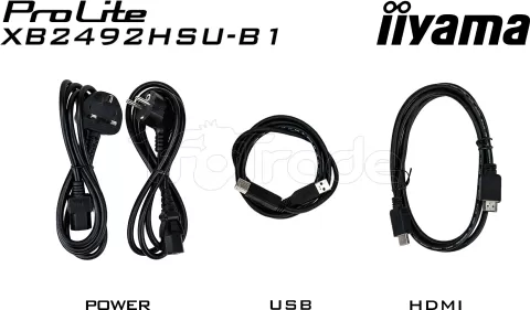 Photo de Ecran 24" Iiyama ProLite XB2492HSU-B1 Full HD 120Hz (Noir)