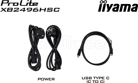 Photo de Ecran 24" Iiyama ProLite XB2496HSC-B1 Full HD 144Hz (Noir)