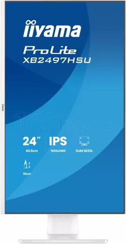 Photo de Ecran 24" Iiyama ProLite XB2497HSU-W1 Full HD 120Hz (Blanc)