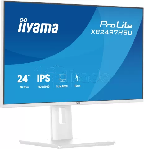 Photo de Ecran 24" Iiyama ProLite XB2497HSU-W1 Full HD 120Hz (Blanc)