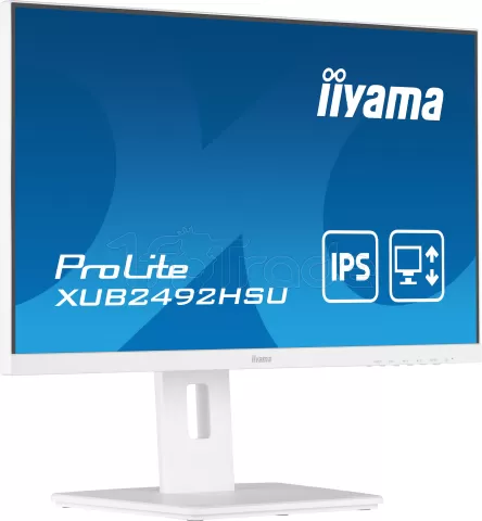 Photo de Ecran 24" Iiyama ProLite XUB2492HSU-W5 Full HD (Blanc)