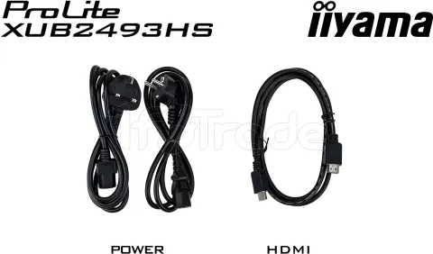 Photo de Ecran 24" Iiyama ProLite XUB2493HS-B6 Full HD 100Hz (Noir)