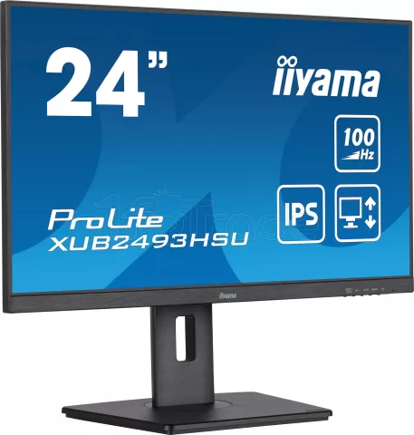 Photo de Ecran 24" Iiyama ProLite XUB2493HSU-B6 Full HD (Noir) 100Hz