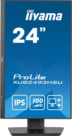 Photo de Ecran 24" Iiyama ProLite XUB2493HSU-B6 Full HD (Noir) 100Hz