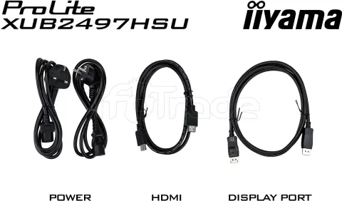 Photo de Ecran 24" Iiyama ProLite XUB2497HSU-W2 Full HD 100Hz (Blanc)