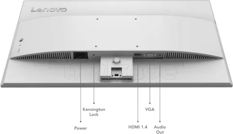Photo de Ecran 24" Lenovo L24-45 Full HD 144Hz (Blanc)