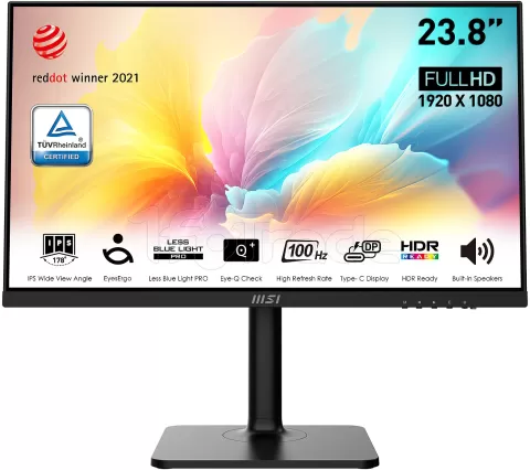 Photo de Ecran 24" MSI Modern MD2412P Full HD 100Hz (Noir)