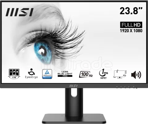 Photo de Ecran 24" MSI Pro MP243XP Full HD 100Hz (Noir)