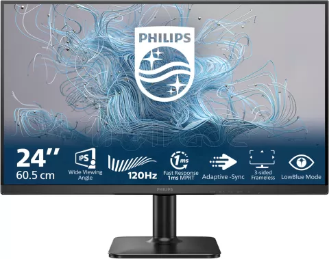 Photo de Ecran 24" Philips 24E2N1110/00 Full HD 120Hz (Noir)