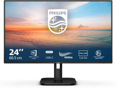 Photo de Ecran 24" Philips Série 1000 24E1N1300A Full HD 120Hz (Noir)