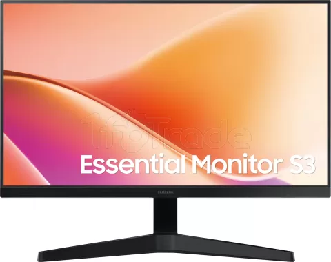 Photo de Ecran 24" Samsung Essential Monitor S3 S33GF Full HD 100Hz (Noir)