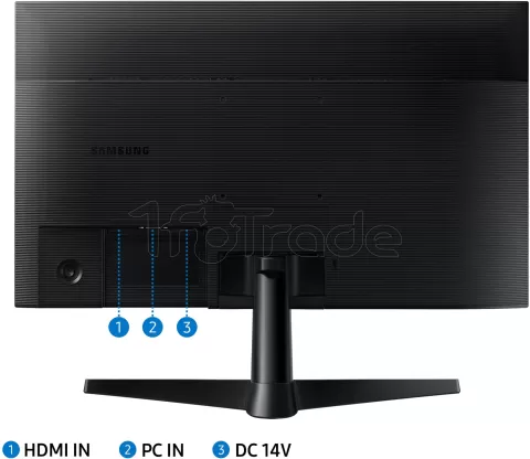Photo de Ecran 24" Samsung Essential Monitor S3 S33GF Full HD 100Hz (Noir)