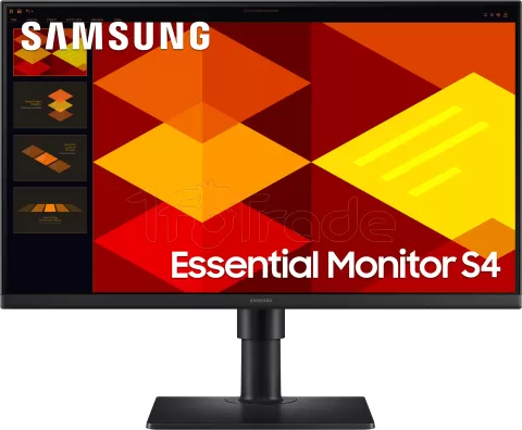 Photo de Ecran 24" Samsung Essential S4 S40GD Full HD 100Hz (Noir)