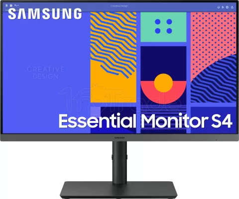 Photo de Ecran 24" Samsung Essential S43GC Full HD 100Hz (Noir)