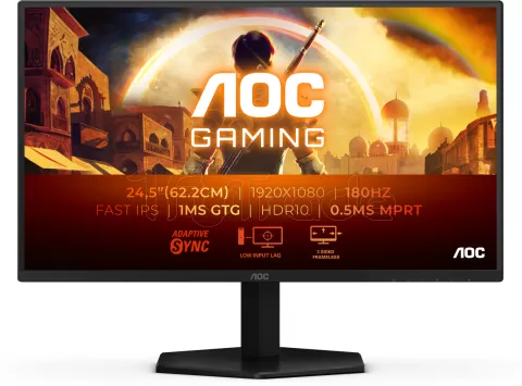 Photo de Ecran 25" AOC Gaming 25G42E Full HD 180Hz (Noir)