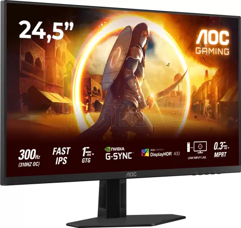 Photo de Ecran 25" AOC Gaming 25G4SRE 310Hz (Noir)