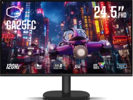 Photo de Ecran 25" Cooler Master GA25FC Full HD 120Hz (Noir)