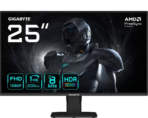 Photo de Ecran 25" Gigabyte GS25F2 Full HD 200Hz (Noir)