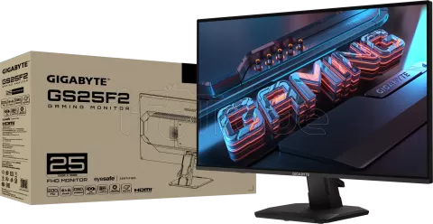 Photo de Ecran 25" Gigabyte GS25F2 Full HD 200Hz (Noir)